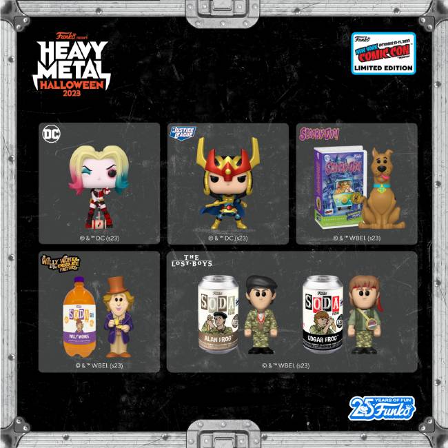 NYCC 2023 Funko Heavy Metal Halloween Complete List with Links– Display  Geek, Inc.