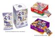 My Little Pony trading cards featuring Friendship Eternal, Hearth’s Warming Eve, and Nightmare Night booster packs and boxes, available at NYCC.
